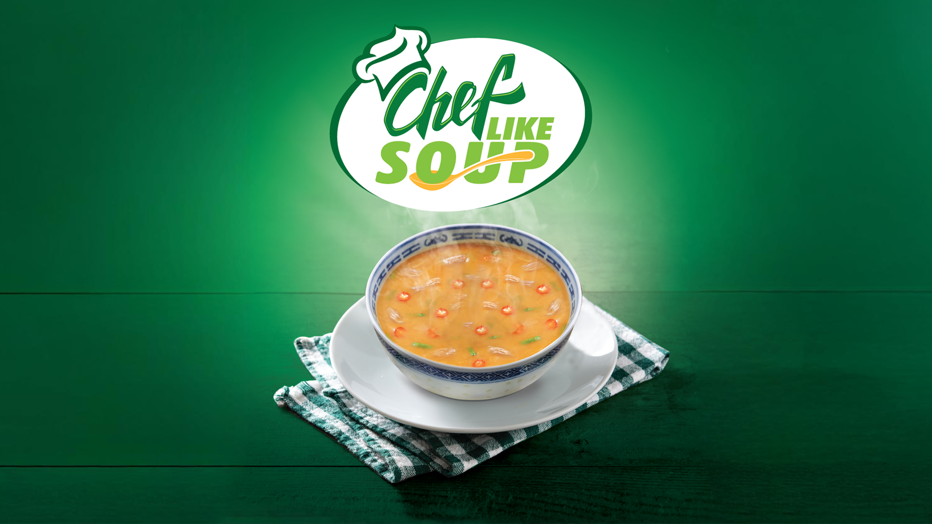 Knoor promotional image with the slogan ‘Chef like Soup’