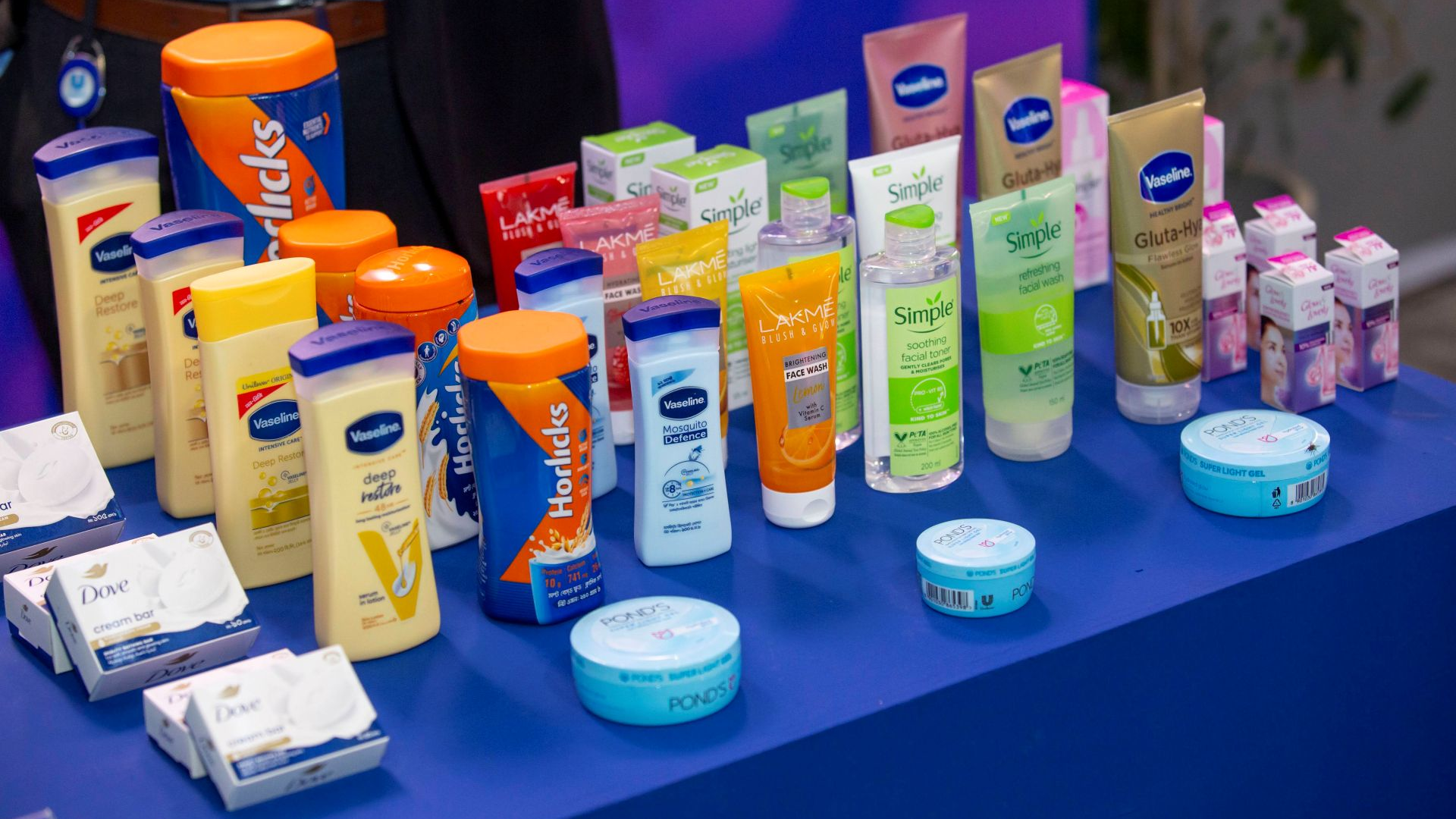 Product table demonstration.