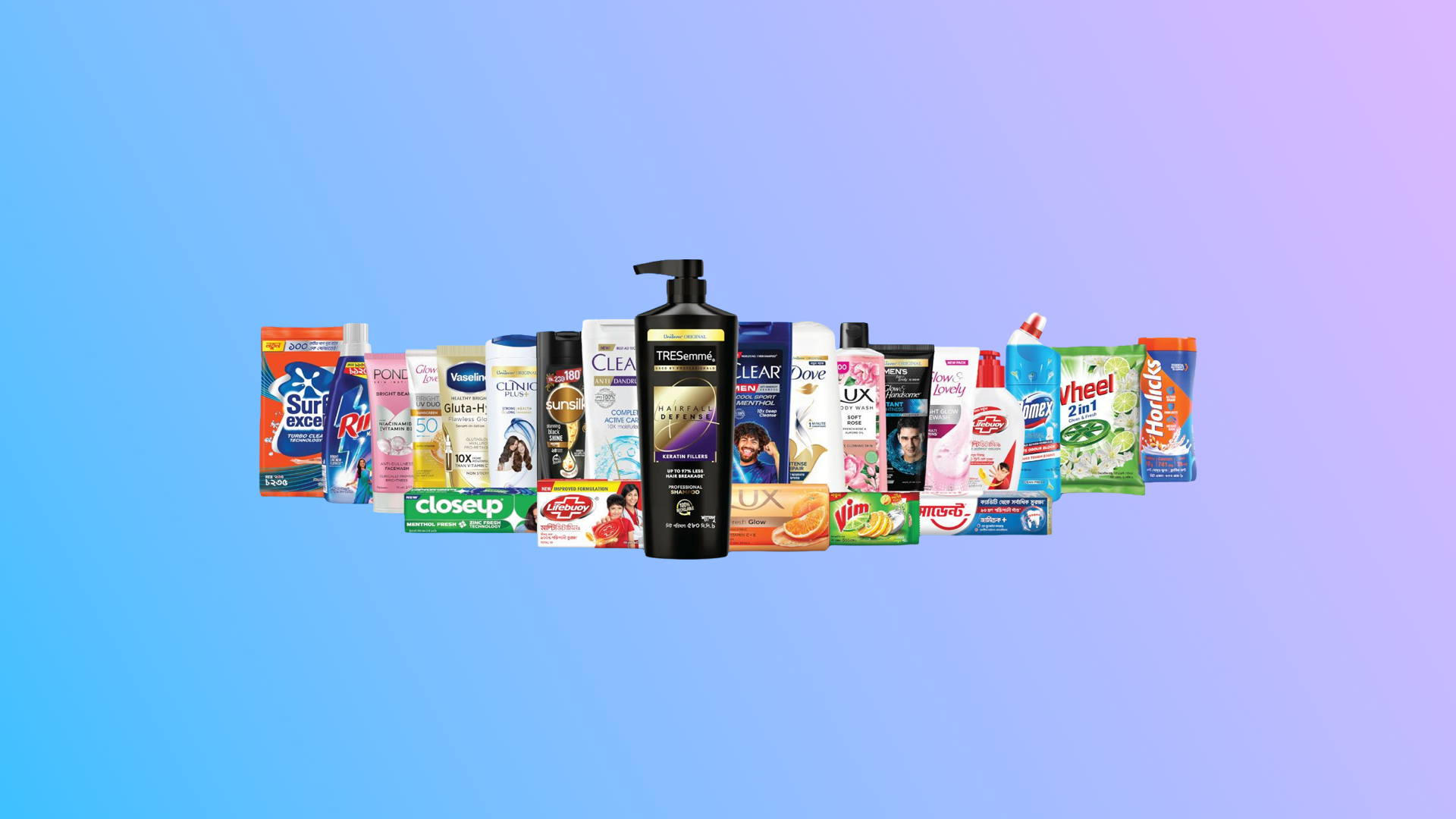 Bangladesh brands on gradient background